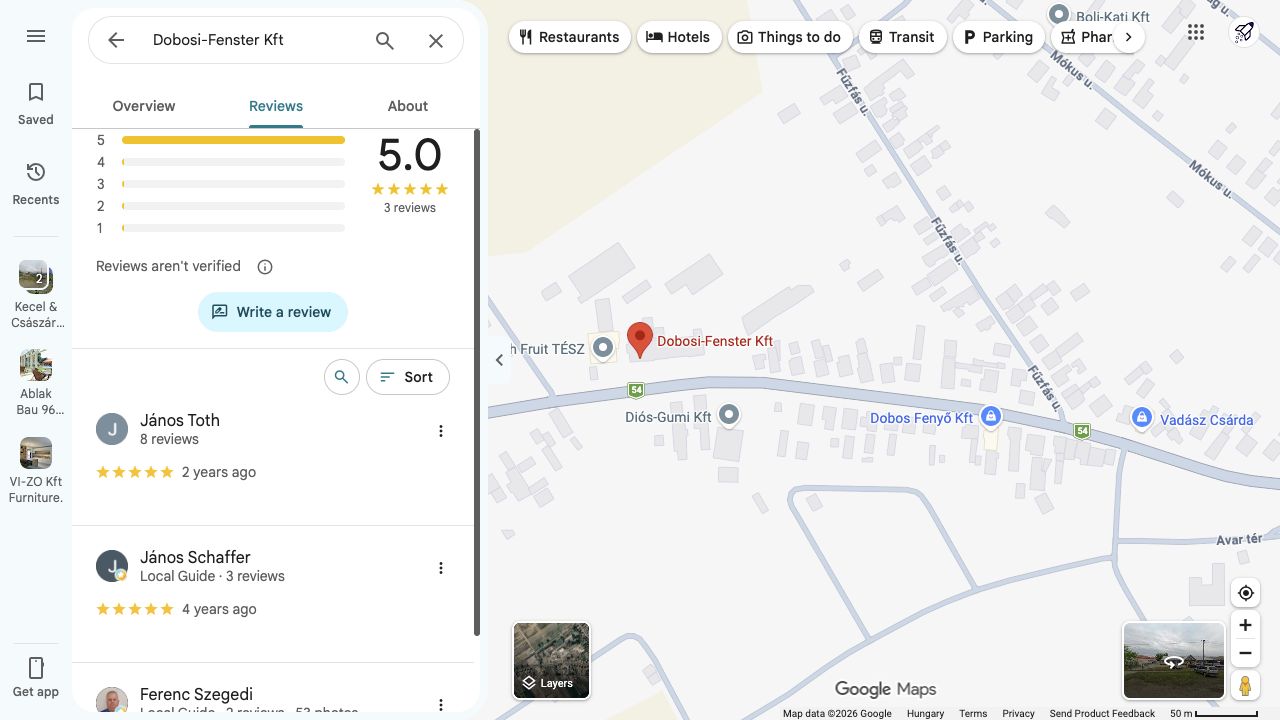 Keceli értékelések külön rögzítve